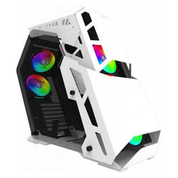 Boitier Gamer AQIRYS PROCYON Moyen Tour ATX 5 FANS – Blanc