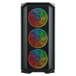 Boitier Gamer AQIRYS WEZEN Mini Tour MATX 4 FANS RGB - Noir