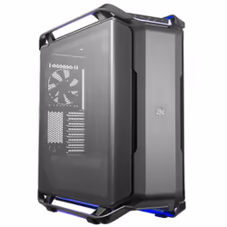 Aluminium brossé et acier pour la robustesse et l'élégance avec portes en verre trempé, Flux d'air optimisé, 8 Slots PCI, Sup ...