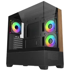 Boîtier Gamer COOLER MASTER Elite 690 Bois - Noir