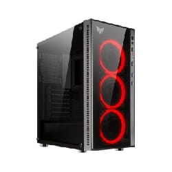Boitier Gamer CROWN RGB + Bloc Alimentation 600w CMC-GS10R