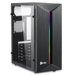 Boîtier Gamer Enter Razor Mid-Tower RGB + Alimentation 500W / Noir