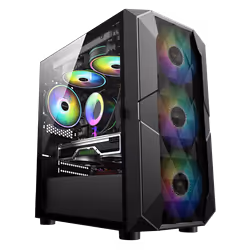 Boîtier Gamer FPMAX CL5503B mini-tour - Matériel: Classes A SPCC 0.60 MM - Accessoires: Verre trempé - Carte mére supportés:  ...