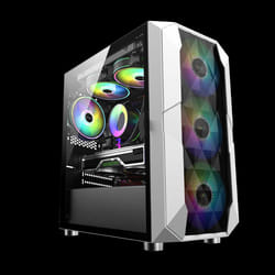 Boîtier Gamer FPMAX CL5503W mini-tour / Blanc