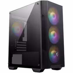 Boîtier Gamer MAG FORGE M100A - Facteur de forme: Tour Micro-ATX - Carte mère Prise en charge: Micro-ATX / Mini-ITX - 2x USB  ...