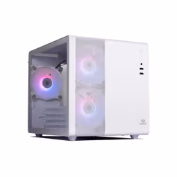 Boîtier Gamer REDRAGON PAGOS 1 GC-570 M-ATX - Matériau: Acier, plastique, verre trempé, maille - Compatibilité carte mère: AT ...