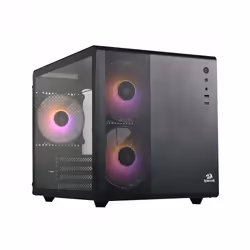 Boîtier Gamer REDRAGON PAGOS 1 GC-570 M-ATX - Matériau: Acier, plastique, verre trempé, maille - Compatibilité carte mère: AT ...
