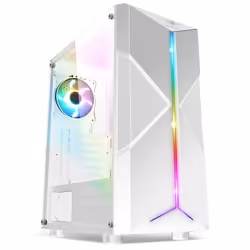 Boîtier Gamer SPIRIT OF GAMER Clone 3 Artic - Format du boîtier: Moyen Tour - Format de carte mère: ATX / Micro ATX / Mini IT ...