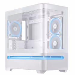 Boitier Gaming ASUS Prime AP202 TG ARGB Micro ATX Blanc