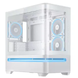 Boitier Gaming ASUS Prime AP202 TG ARGB Micro ATX Blanc