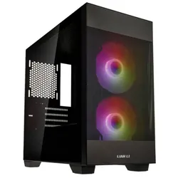 Boîtier Gaming Moyen Tour ATX Lian-Li Lancool 205M Mesh RGB avec panneau vitré (Noir)