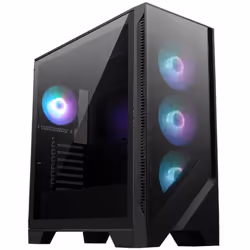 Boîtier PC Gamer MSI MAG FORGE 320R AIRFLOW - Format du boîtier: Moyen Tour - Format de carte mère: ATX / Micro-ATX / Mini-IT ...