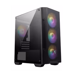 Boîtier PC Gamer MSI Mag FORGE M100A - Format du boitier: Moyenne tour - Format de carte mère: Micro ATX , Mini ITX  - Format ...
