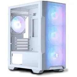 Boîtier PC Gamer MSI Mag FORGE M100R - Blanc (306-7G20W21-HH9)