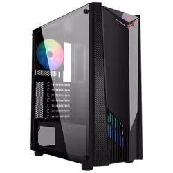 Boîtier PC Gamer MSI Mag Shield 110R - Format du boitier: Moyenne tour - Format de carte mère: Micro ATX , Mini ITX, ATX - F ...