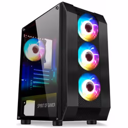 Boîtier PC Gamer SPIRI TOF GAMER Rogue 6 RGB Edition - Noir
