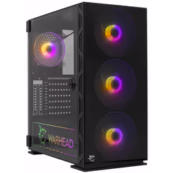 Boîtier PC Gamer WHITE SHARK Warhead Avec Rétroéclairage RGB - Noir