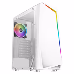 Boitier PC Xigmatek Vortex Arctic - Format du boitier : Moyen tour - Supporte les cartes : ATX, Micro ATX, Mini ITX - Refroid ...