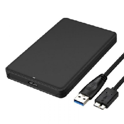 Boitier Pour Disque Dur Externe 2.5 HDD USB 3.0 - Noir"