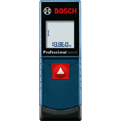 Bosch GLM 20 Professional Mètre laser portable Noir, Bleu, Rouge 20 m