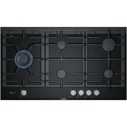 Bosch PRS9A6D70 plaque Noir Intégré Gaz 5 zones