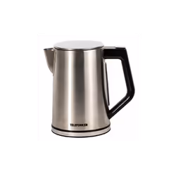 Puissance: 2200 W - Capacité: 1.7 Litres - Matière de bouilloire: Acier inoxydable - Plaque chauffante: Acier inoxydable - Af ...