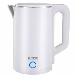 Bouilloire FLORIA - Puissance: 1500 Watts - Capacité: 2 Litres - Base Pivotante 360° - Alimentation: 220-240V/50-60hz - Inter ...