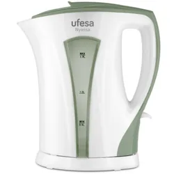 Ufesa Nyassa 1.7L bouilloire 1,7 L 2200 W Vert, Blanc