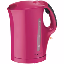 Bouilloire Sans Fil CLATRONIC - Sans fil - Puissance: 2200 W - Capacité: 1.7 Litres - Couvercle encliquetable de sécurité ave ...