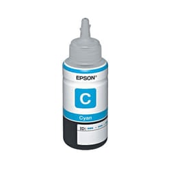 Bouteille d'encre adaptable EPSON 100ML / L800 - L200 / CYAN