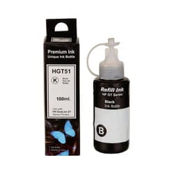 Bouteille d'encre Adaptable HP HGT52 100 ml Noir