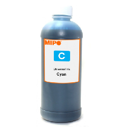 Bouteille d'encre Adaptable Mipo 500 ml / Cyan