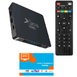 Box Android TV X96Q 4Go 32Go Pro + 12 Mois IPTV