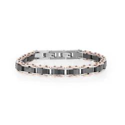 Bracelet Homme Polo Santa Barbara Argent (SBJ.6.1077-4)