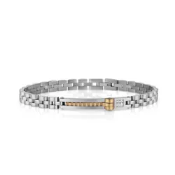 Bracelet Homme Polo Santa Barbara Argent (SBJ.6.1079-2)