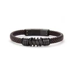 Bracelet Homme POLO SANTA BARBARA - Marron & Noir
