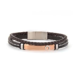 Bracelet Homme Polo Santa Barbara Marron (SBJ.6.1058-3)