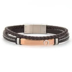 Bracelet Homme Polo Santa Barbara Marron (SBJ.6.1058-3)