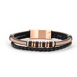 Bracelet Homme Polo Santa Barbara Noir (SBJ.6.1057-4)