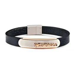 Bracelet POLO SB Pour Homme - Noir&Gold (SBJ-6-1004-2)