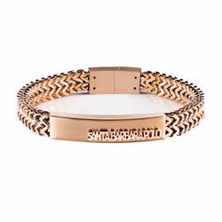 Bracelet POLO SB - Sexe: Homme - Matériau du bracelet: Acier inoxydable - Couleur du bracelet: Rose Gold - Peut être facileme ...