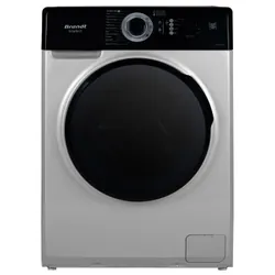 Brandt BAM1052SDBL - Lave-linge frontal, 10.5 kg, 1200 tr/min, 12 programmes, classe A+++, silver