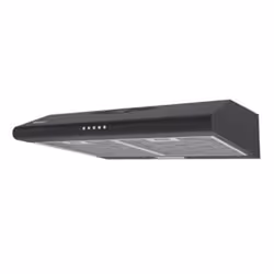 Brandt BHC9603TB - Hotte casquette, 60 cm, 460 M³/h, 3 vitesses, double moteur, filtre charbon, eclairage LED