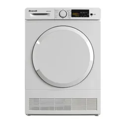 Brandt DFB1015CW - Sèche-linge condenseur, 10 kg, 15 programmes, blanc
