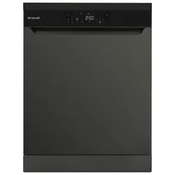 Brandt DFH167TDX - Lave-vaisselle pose libre, 16 couverts, 6 programmes, dark silver