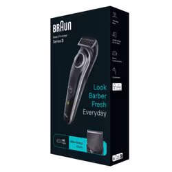 Braun BeardTrimmer 3 BT3440 tondeuse à barbe Batterie 40 1 cm Noir
