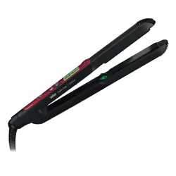 Braun Satin Hair 7 ST750 brosse soufflante et fer à lisser À chaleur Noir, Bourgogne 2 m