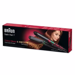 Braun Satin Hair 7 ST750 brosse soufflante et fer à lisser À chaleur Noir, Bourgogne 2 m - Vue supplémentaire 5