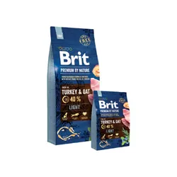 Brit Premium by Nature Ligh 15 kg Universel Pomme, Poulet, Maïs, Dinde