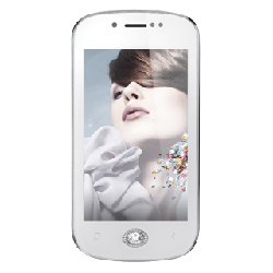 Brondi Sensuelle 10,2 cm (4") Double SIM Android 4.1.1 3G 0,5 Go 4 Go 1600 mAh Blanc